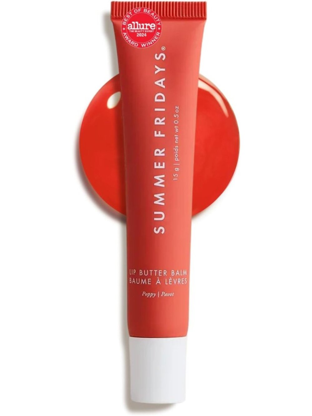 Moisturizing Lip Butter Balm - Vegan Lip Gloss for Shine & Sheer Color - Summer